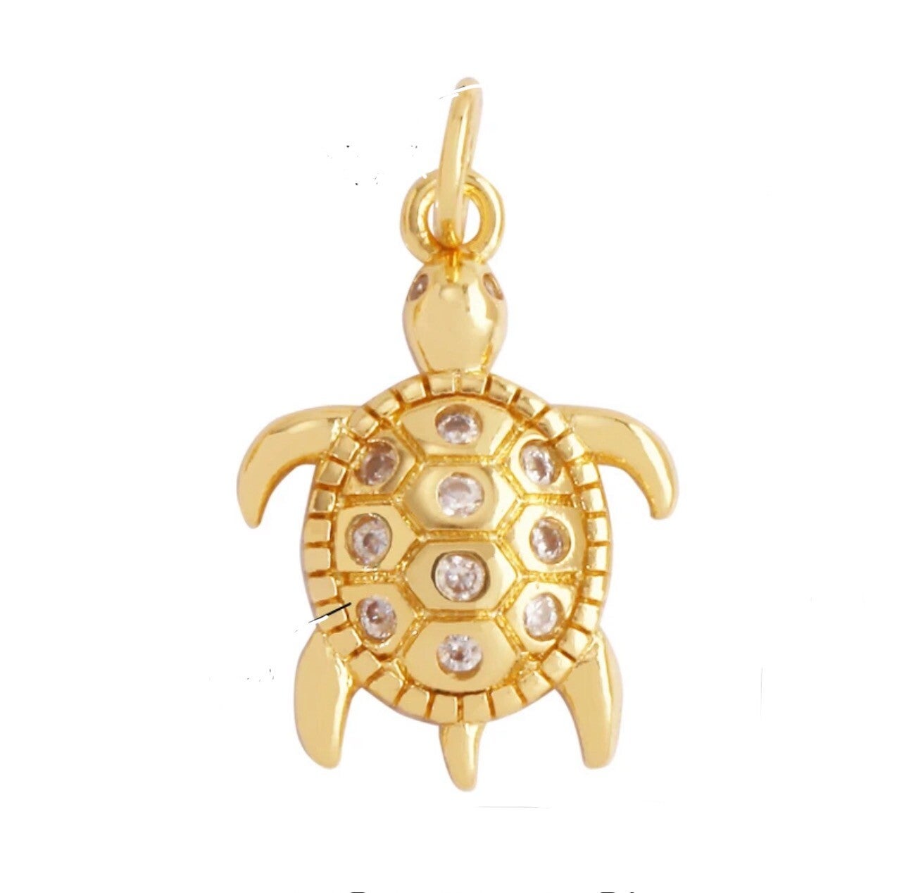 Zirkonia Schildpad Goud