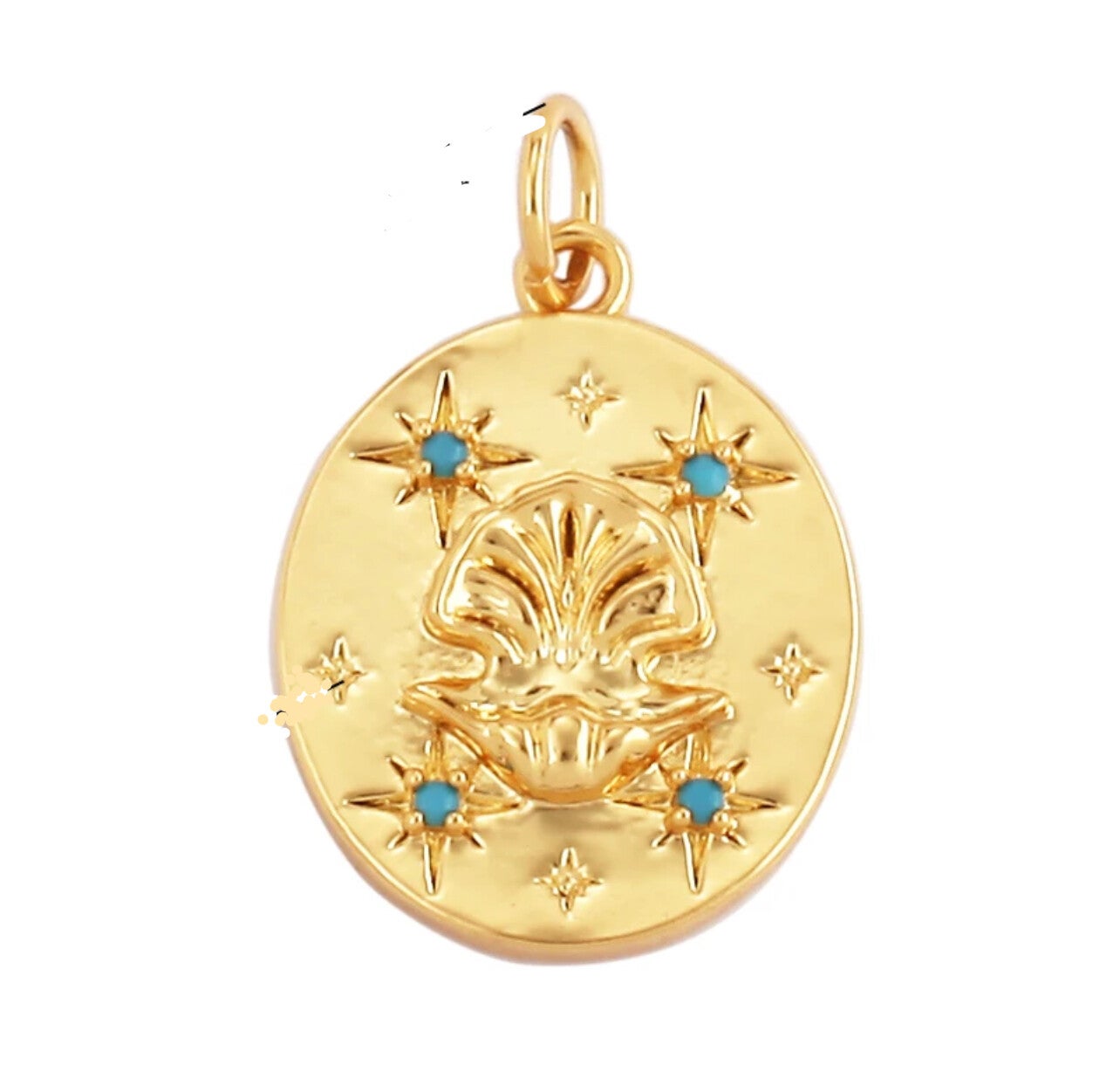 Zirkonia bedel coin Goud