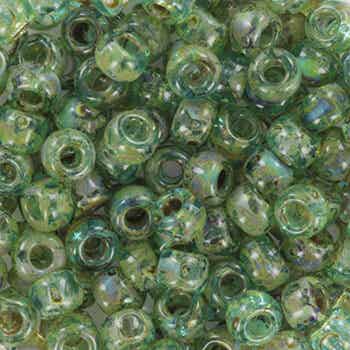 Miyuki 6-4506 transparent picasso sea foam green