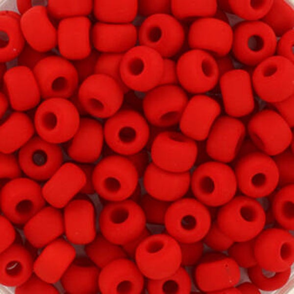 Miyuki 6-408F opaque matte red