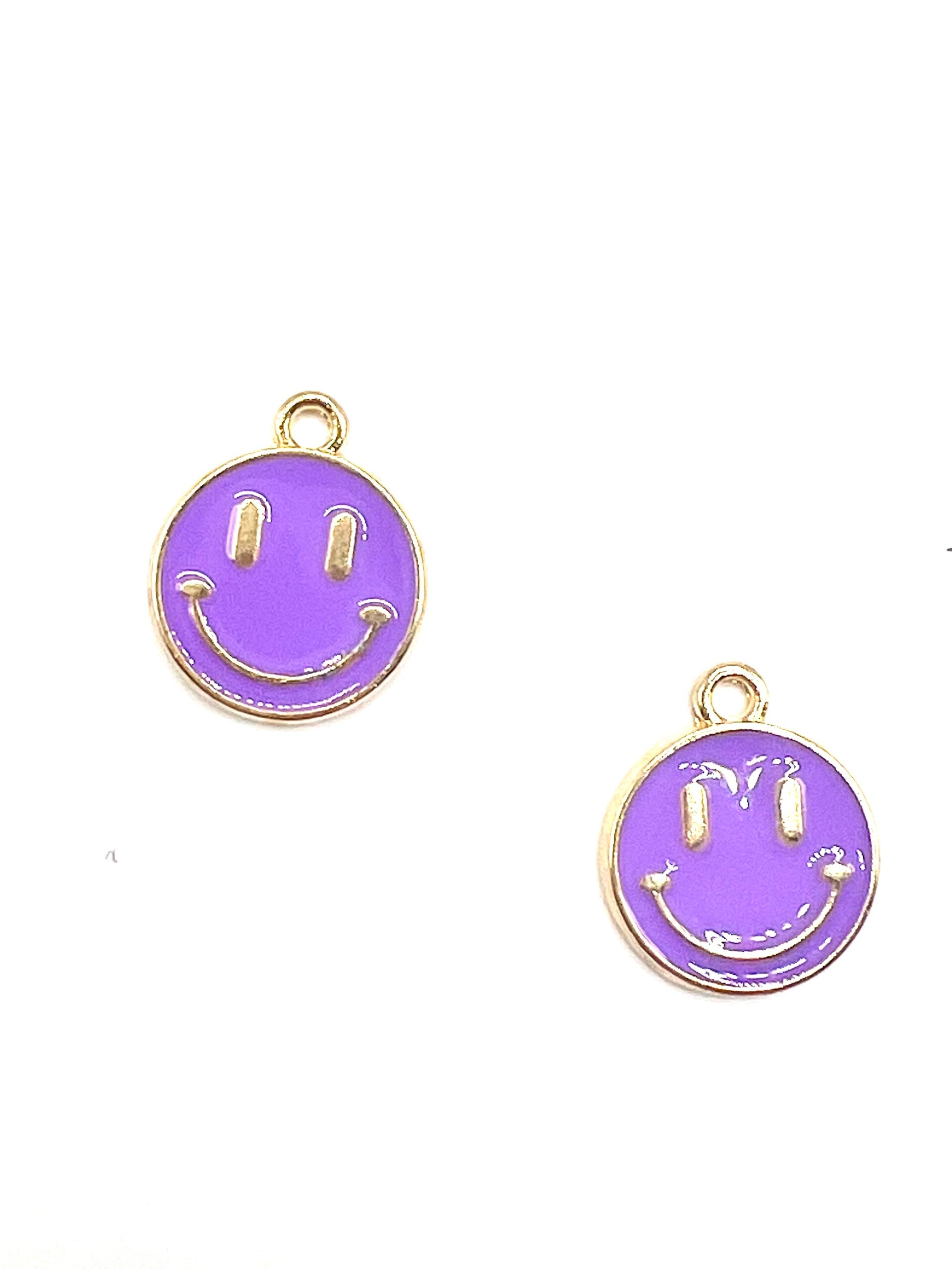 Bedel smiley paars