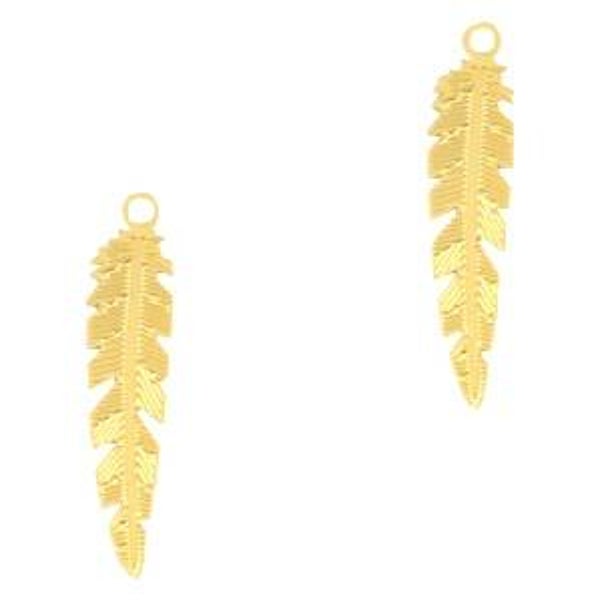 Bohemian hanger veer goud