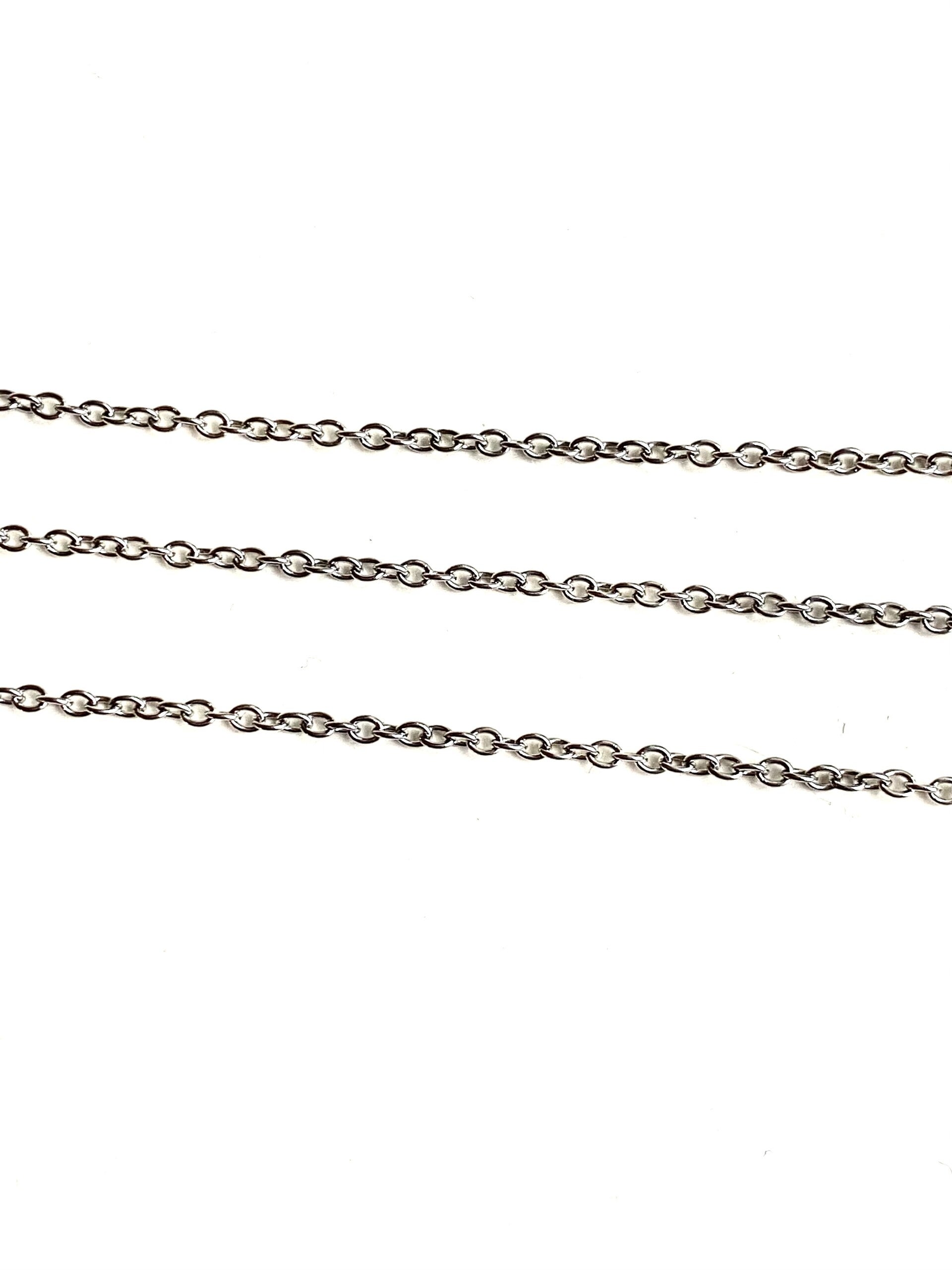 Stainless steel jasseron zilver 2mm