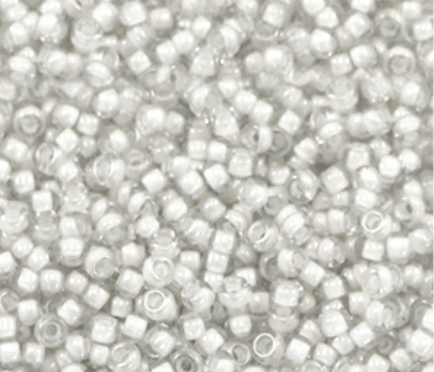 Miyuki rocailles 11/0 2mm fancy lined moonstone