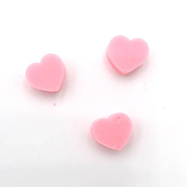 Polymeer kralen licht roze hartjes