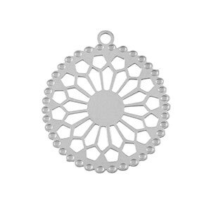 Stainless steel bedel bohemian flower