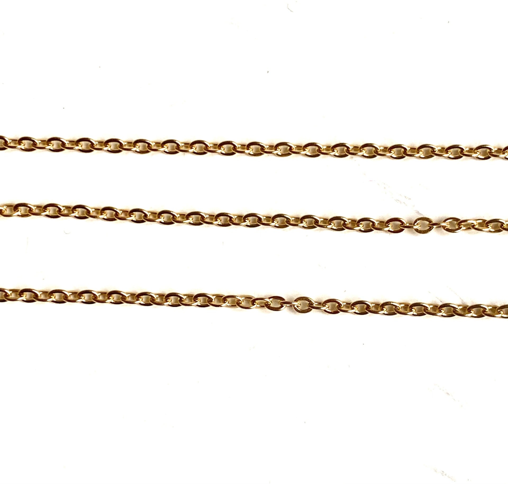 Stainless steel jasseron 1,5 mm goud