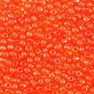 Rocailles Transparant Red 2mm