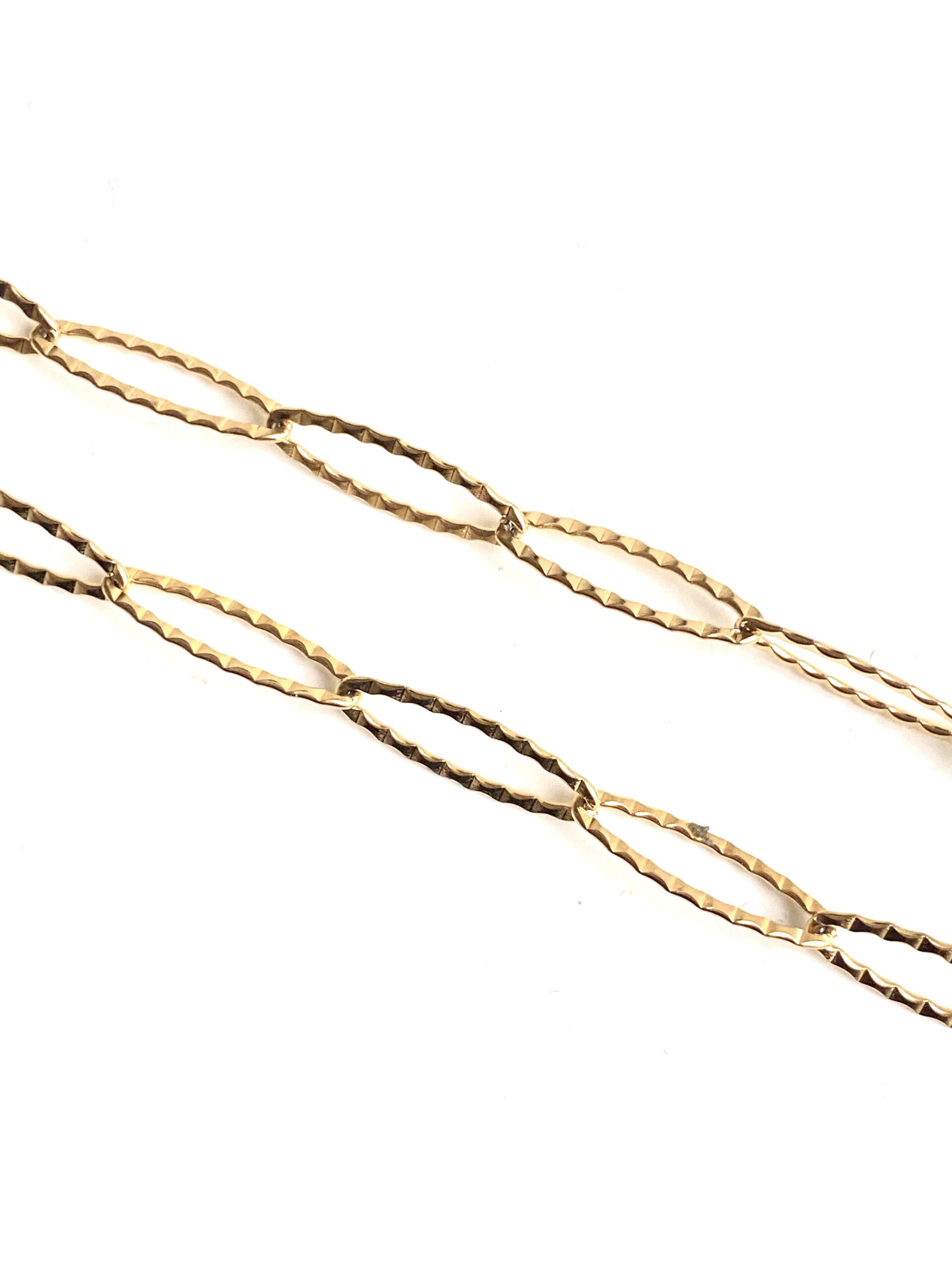 Stainless steel schakel jasseron ovaal 6x20mm