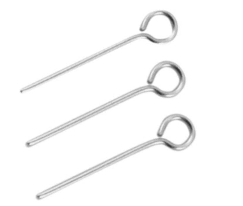 Stainless steel kettelstiften Rvs. 35mm