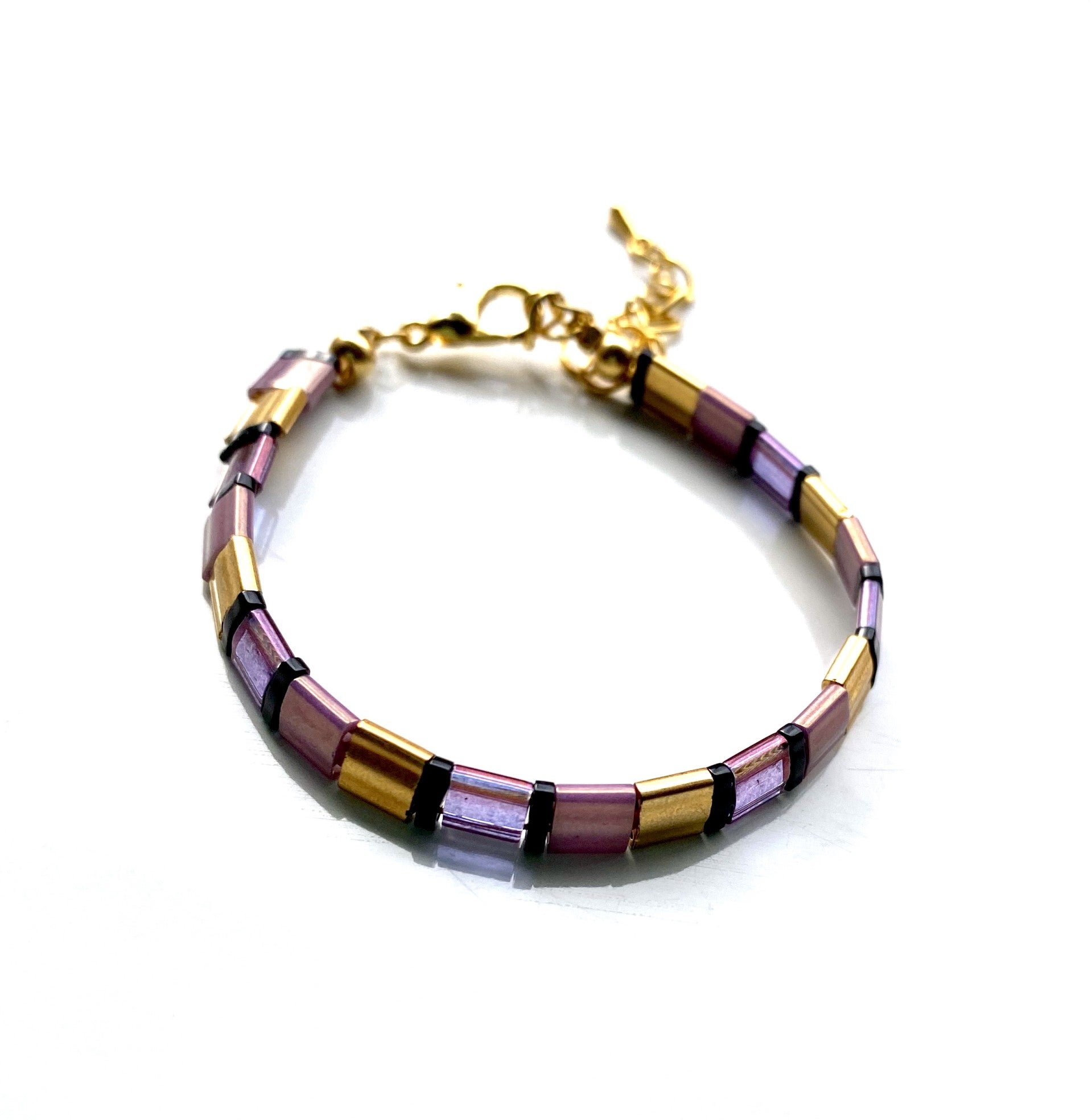 Miyuki tila bracelet Purple lila 
