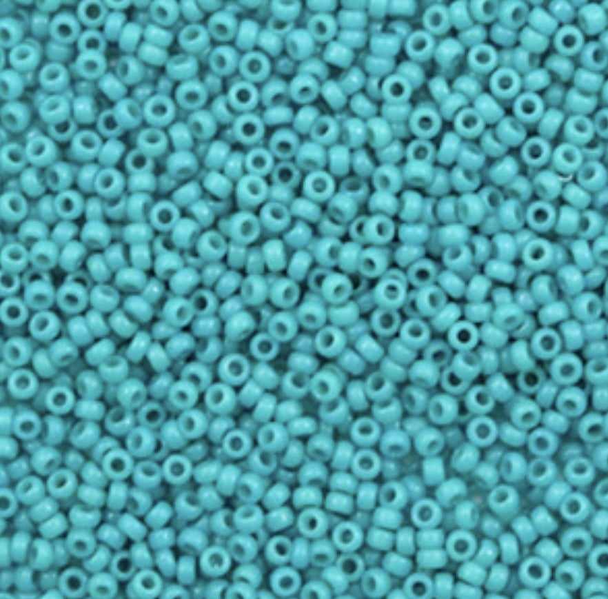 Miyuki Rocailles 15/0 duracoat opaque azure