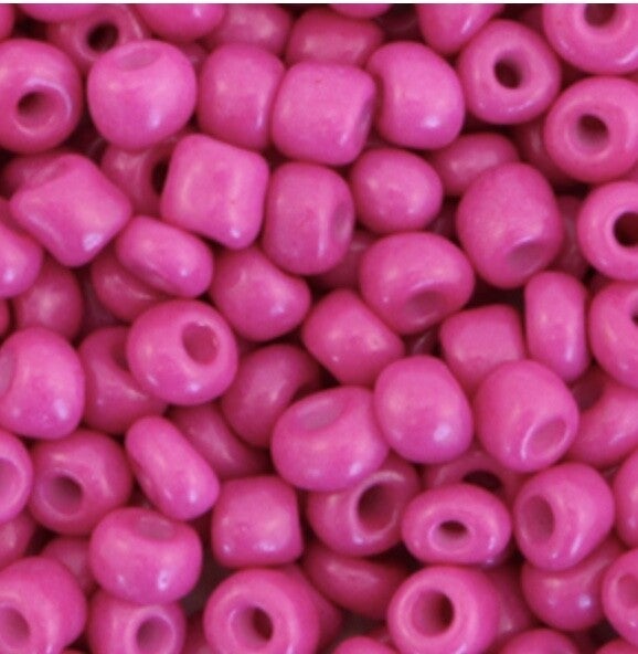Rocailles 4mm Cerise Pink.