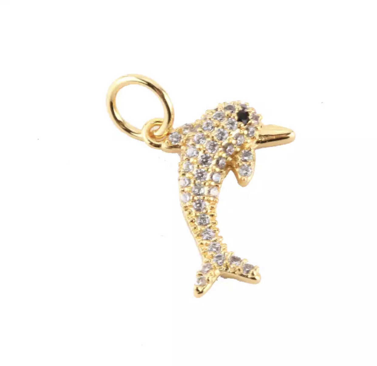 Zirkonia bedel Dolfijn Goud