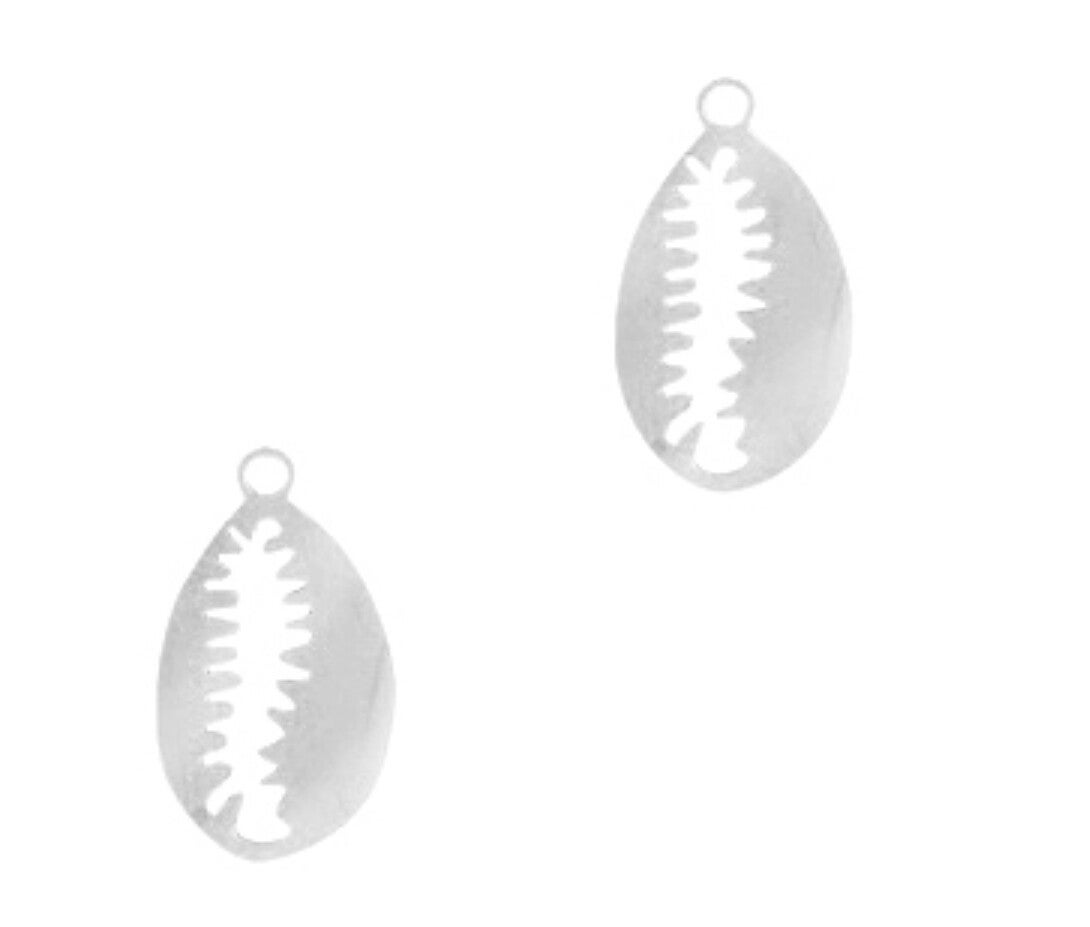 Stainless steel (Rvs) bedel kauri zilver 