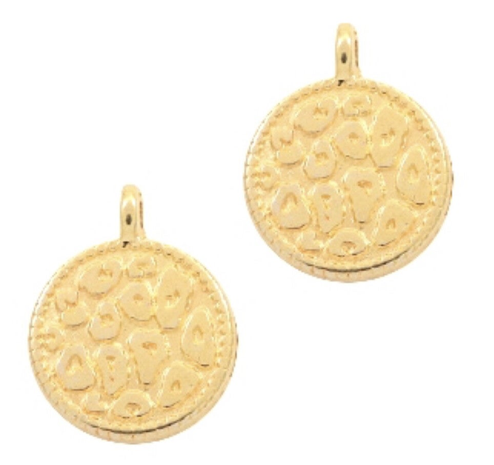 DQ bedel leopard skin gold plated 