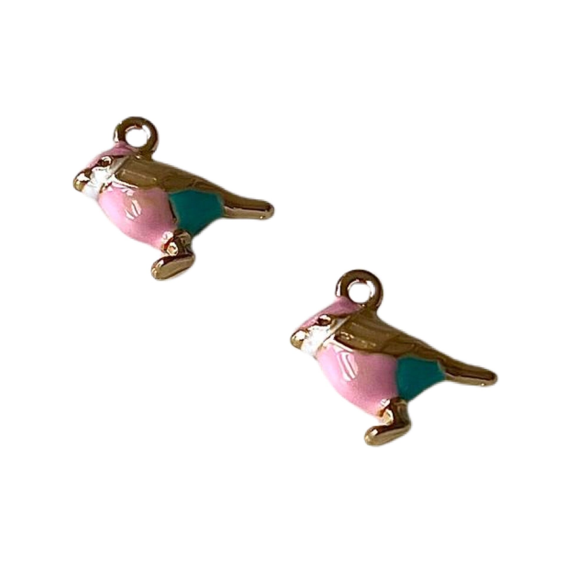 Bedel vogel multicolor goud