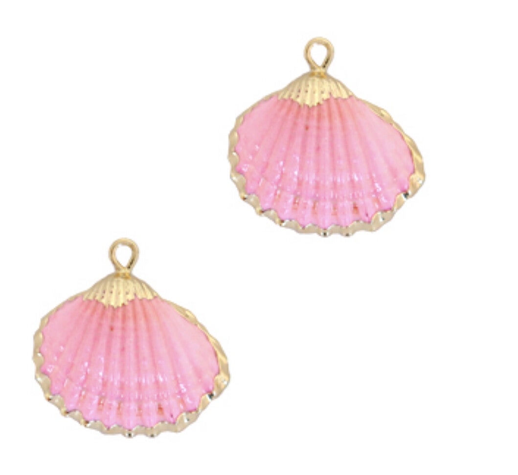 Schelp hanger Kokkel Rose - Gold 