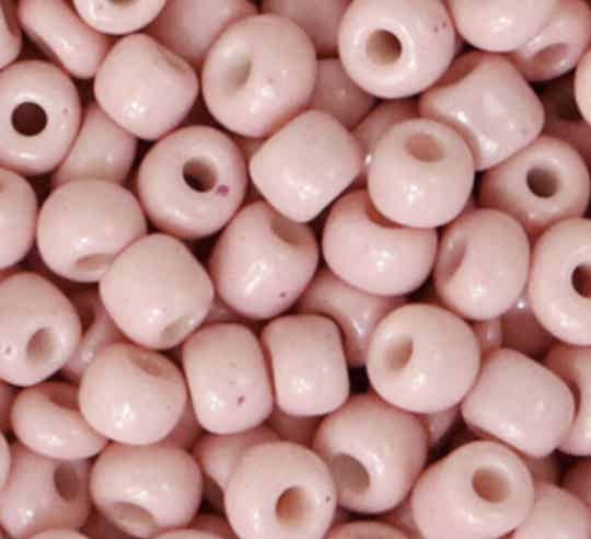 Rocailles 6/0 4mm. blossom pink