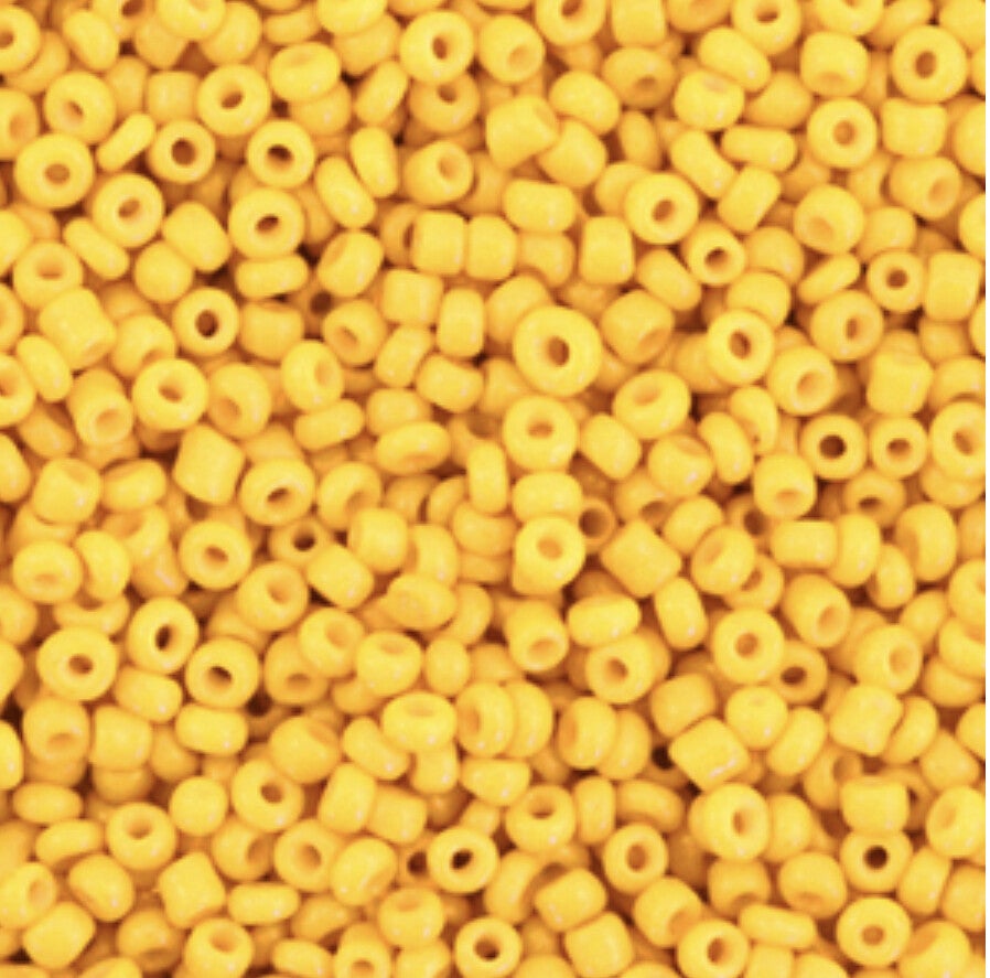 Rocailles 2mm Freesia yellow