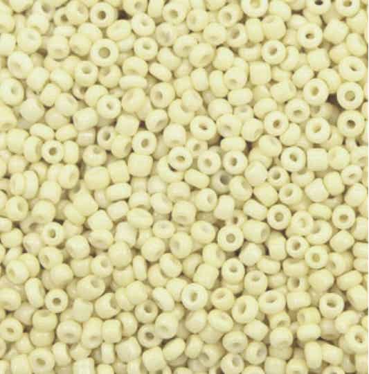 Rocailles 2mm Soft yellow