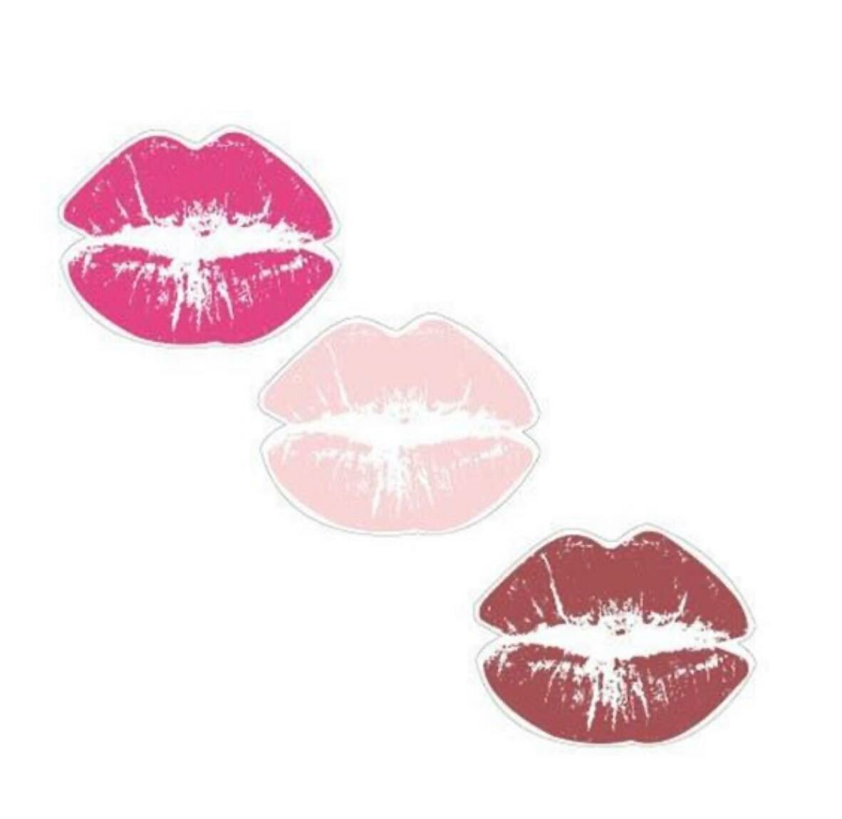 Sticker kusjes 3 soorten 