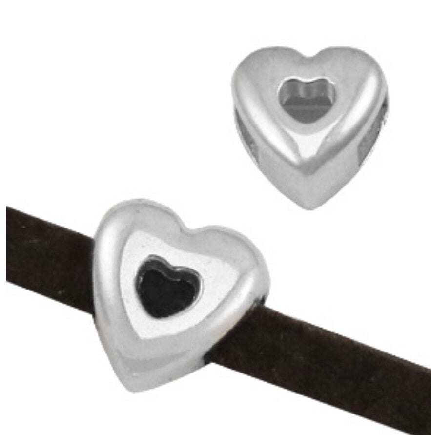 DQ schuiver hart zilver 