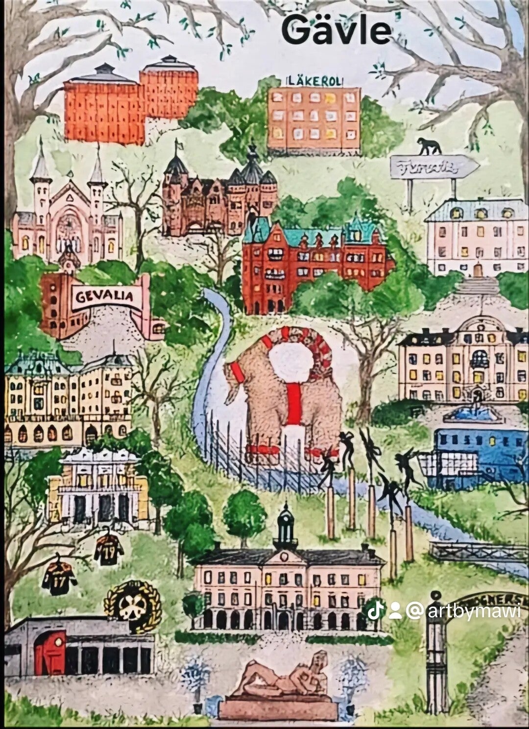 Print "Gävle"