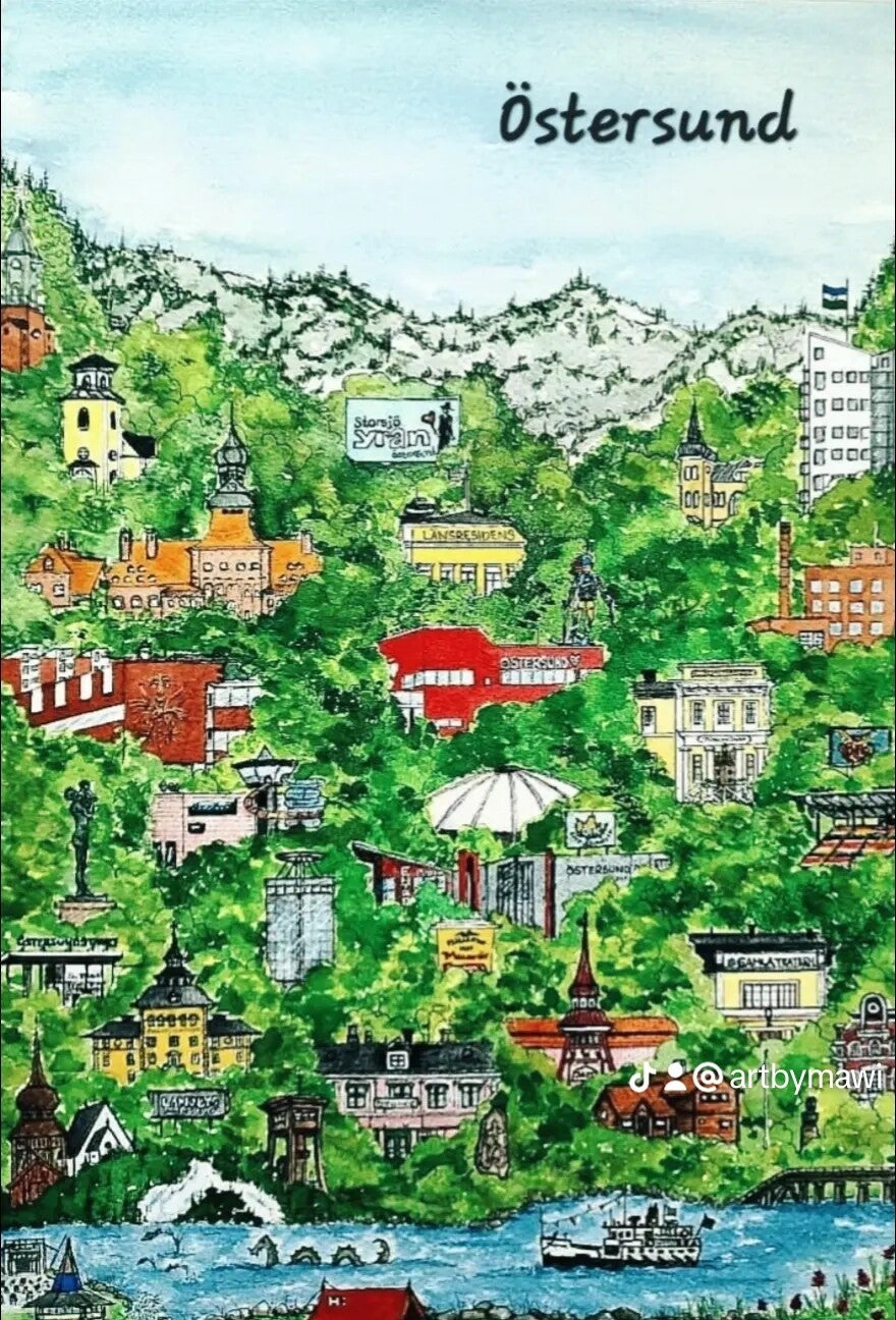 Print "Östersund"