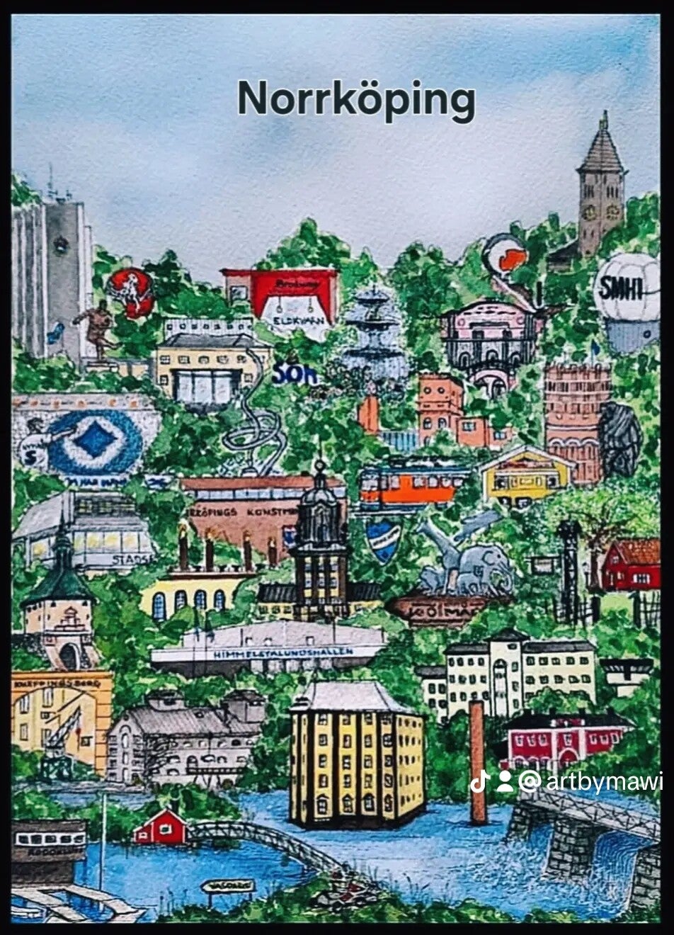 Print "Norrköping"