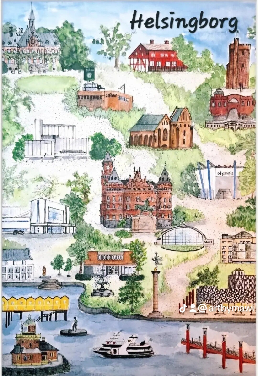 Print "Helsingborg"