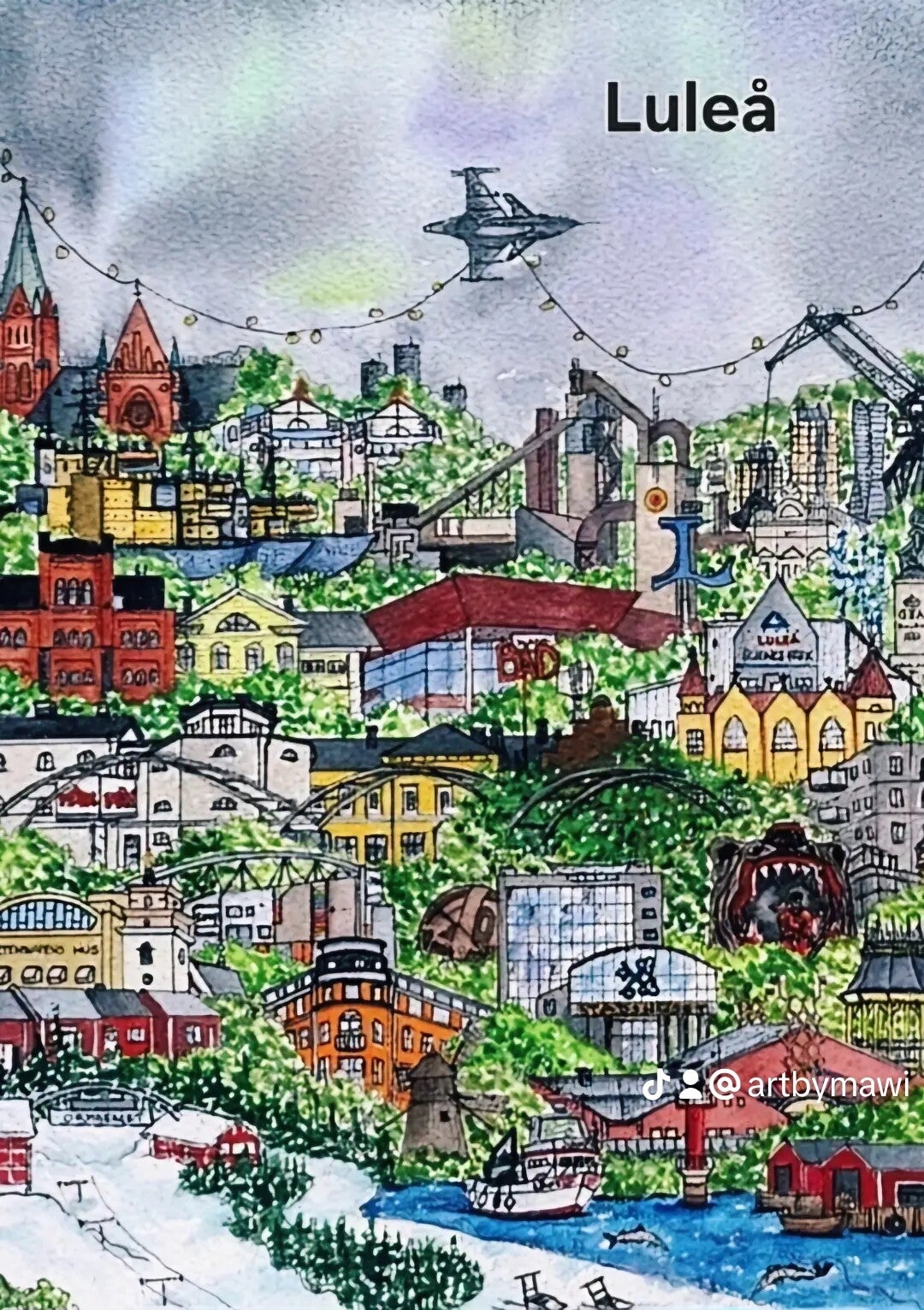 Print "Luleå"