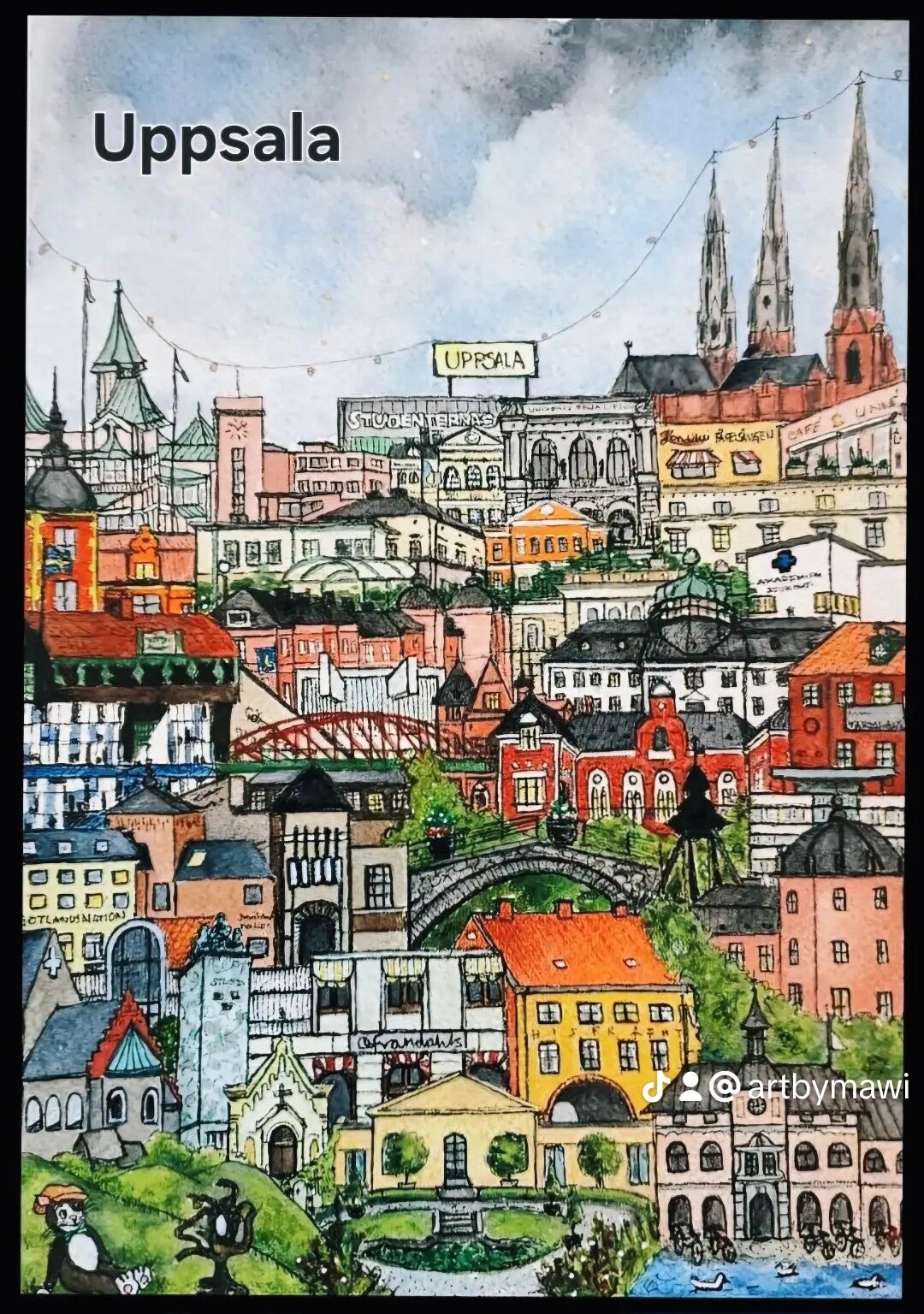 Print "Uppsala"
