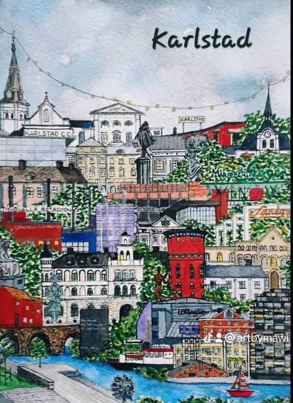 Print "Karlstad" A3