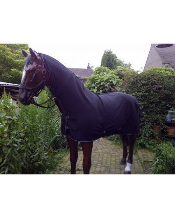 Fleecedeken Met Hals Navy