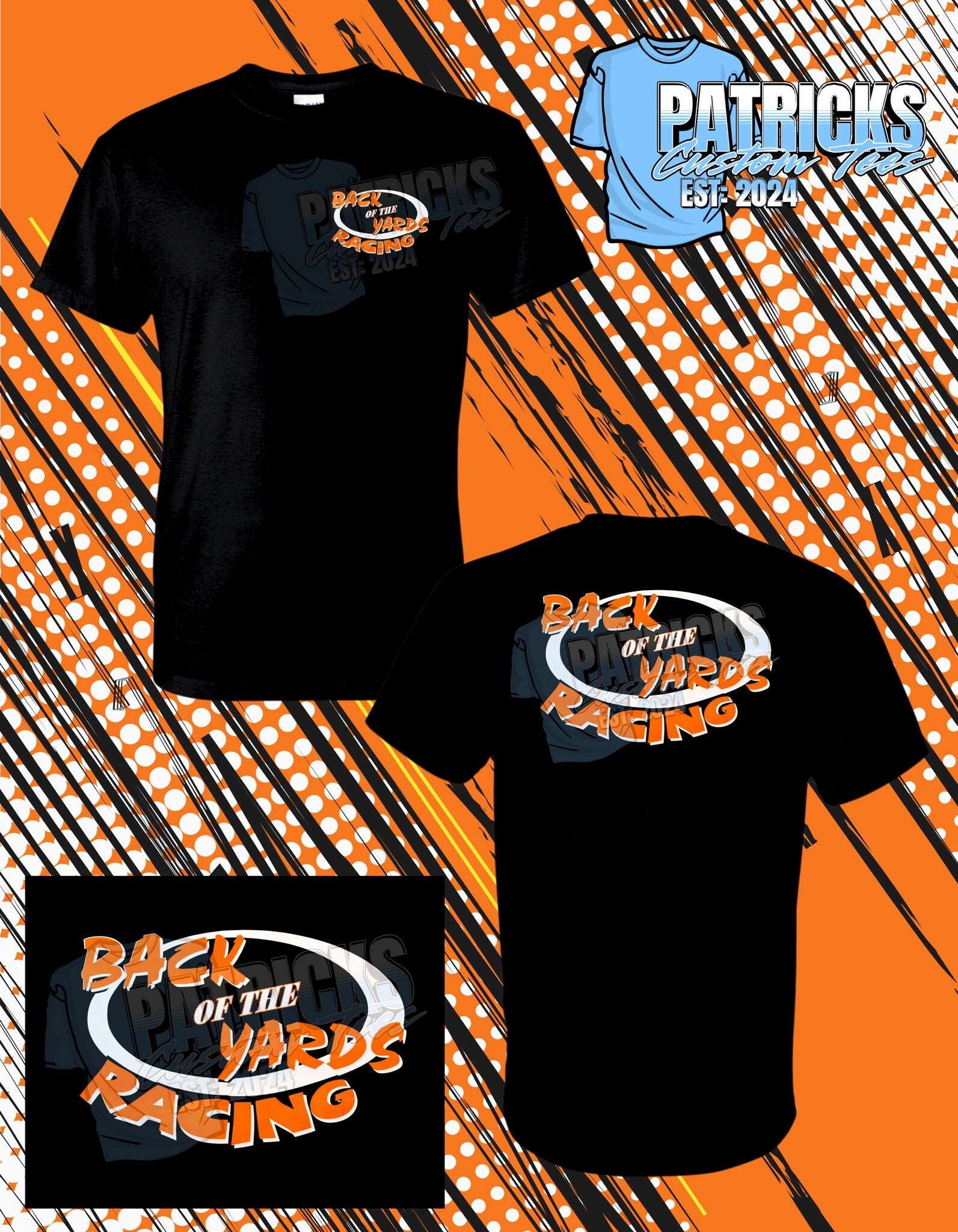 Back of the Yards Racing (THROWBACK) T-shirt