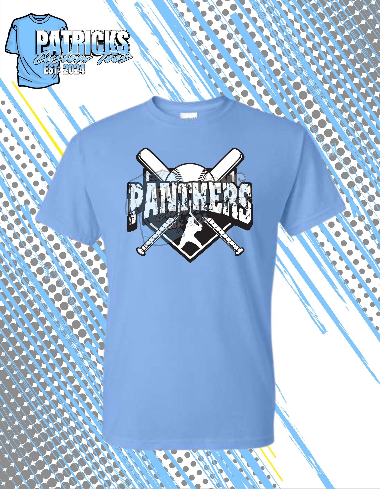 CG panthers Baseball Shirt
