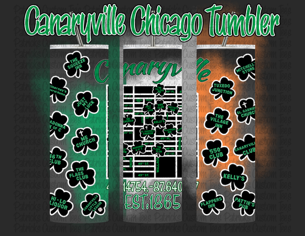Canaryville Chicago Tumbler