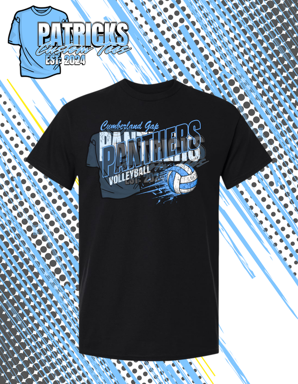 Cumberland Gap Panthers Volleyball T-shirt