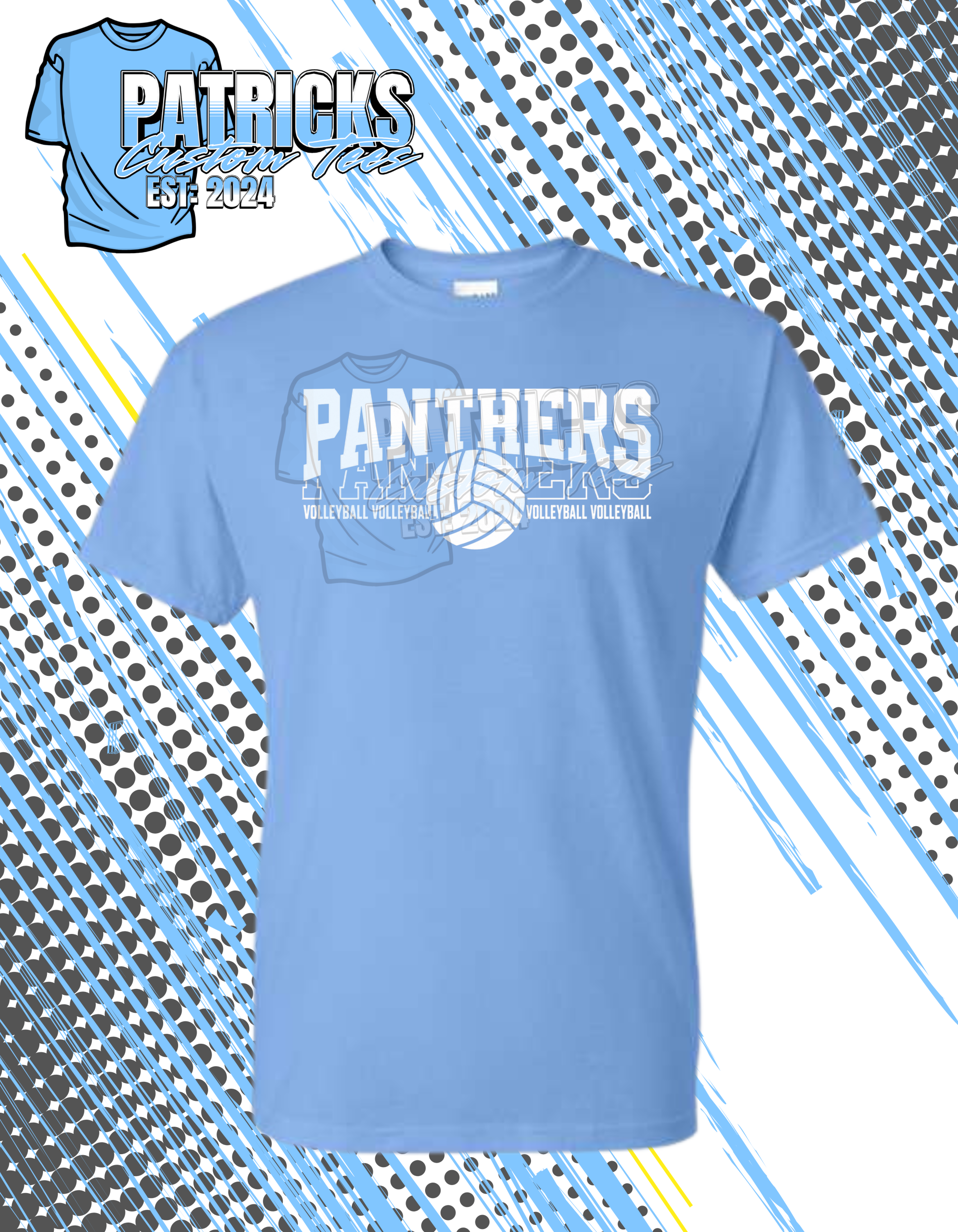 Panthers Volleyball T-shirt #3