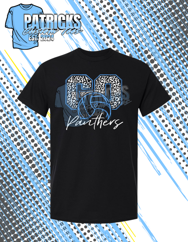 Go Panthers Volleyball T-shirt
