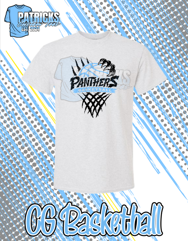 Panthers Claw & Net Basketball T-shirt
