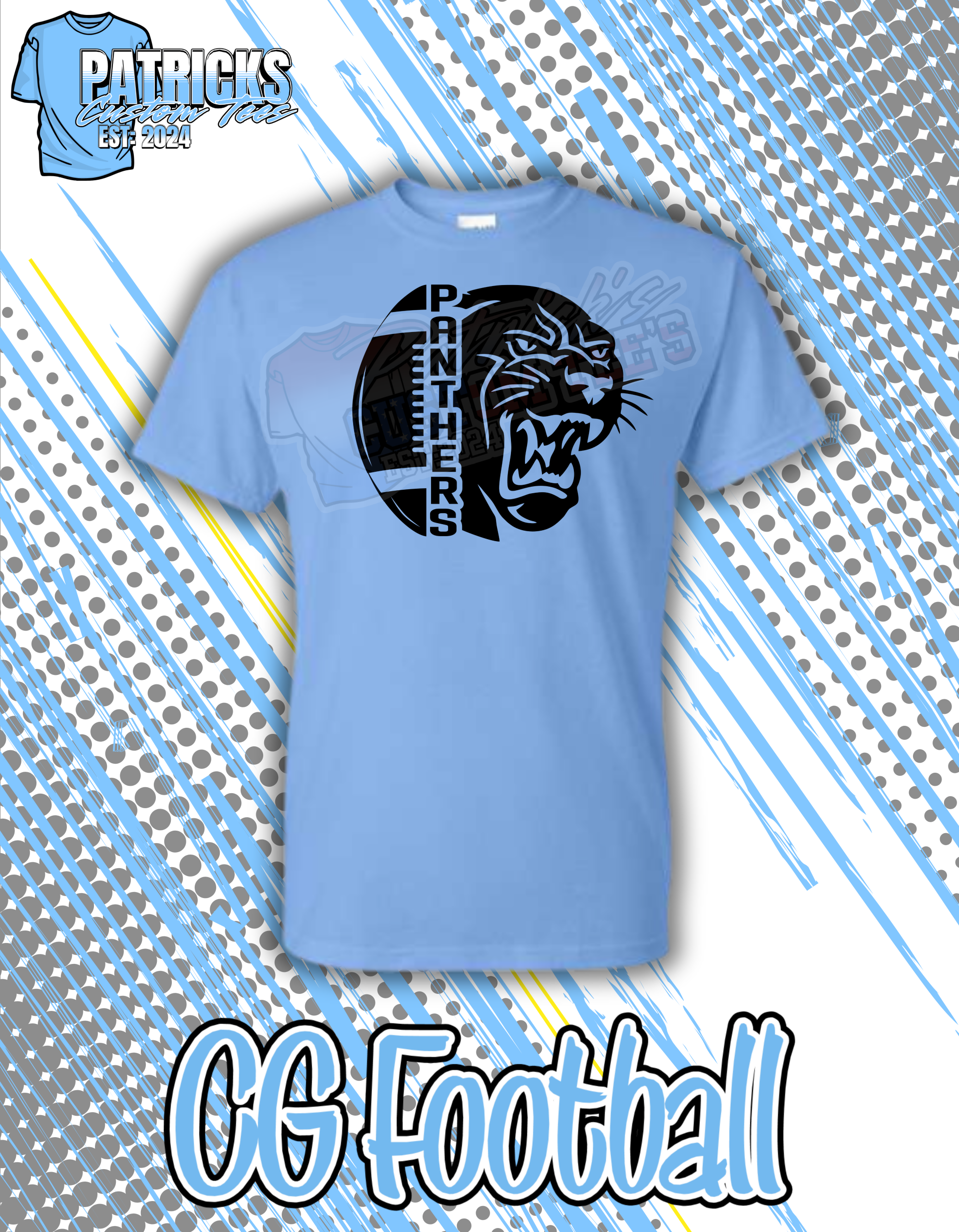 Football Panthers Tshirt