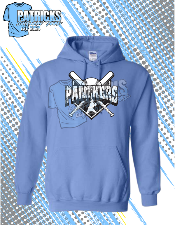 CG panthers Baseball Hoodie