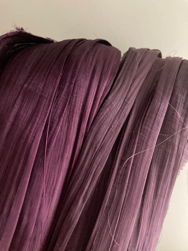 Bordeaux silk abaca