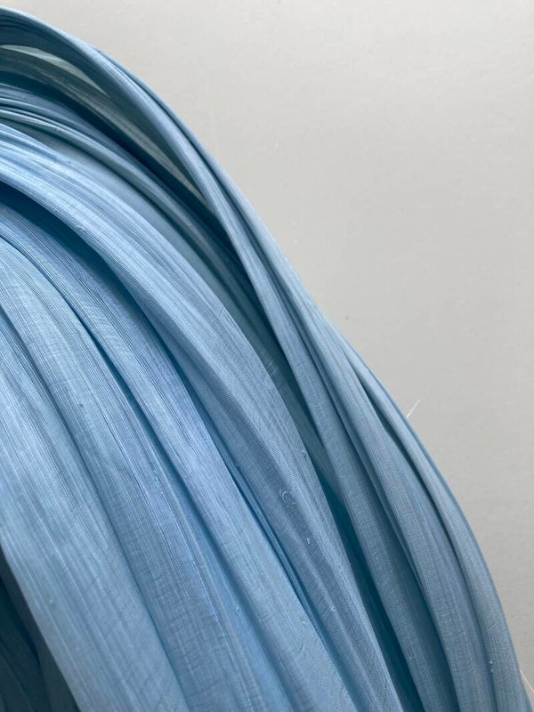 1,5M Licht blauwe silk abaca