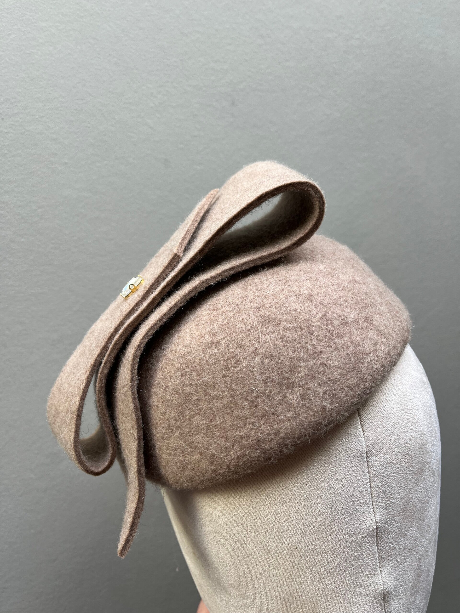 Royale ovale dames dop beige gemeleerd Tamara
