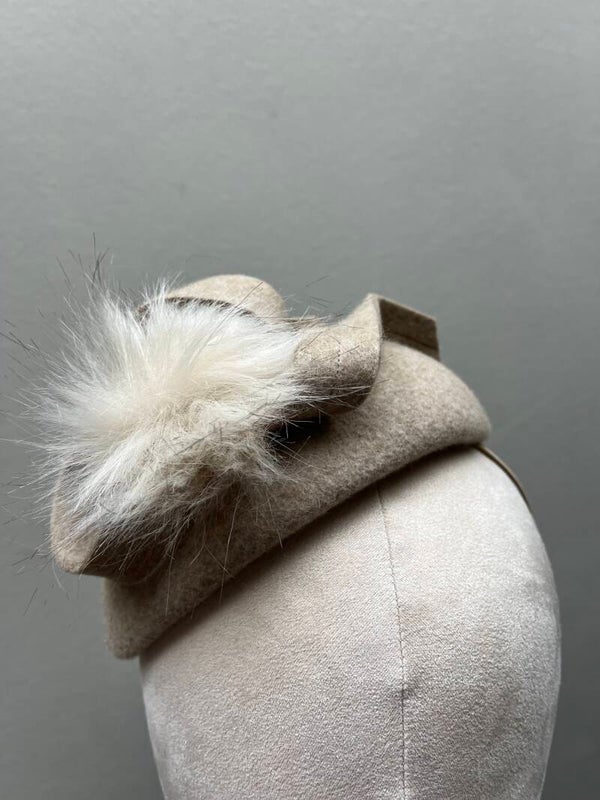 Kids dopje beige gemeleerd Laura