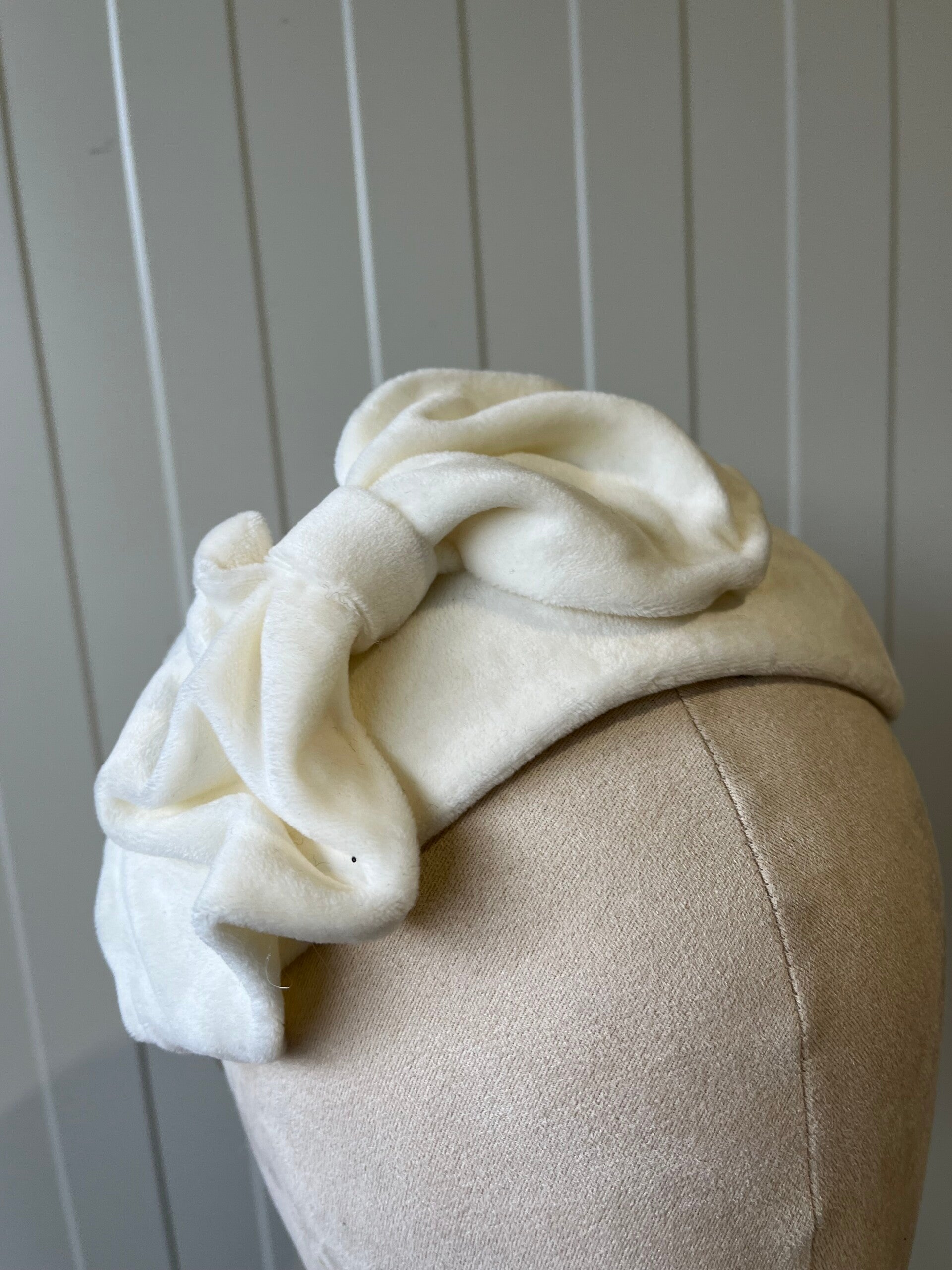 Kids bandeau hoedje fluweel