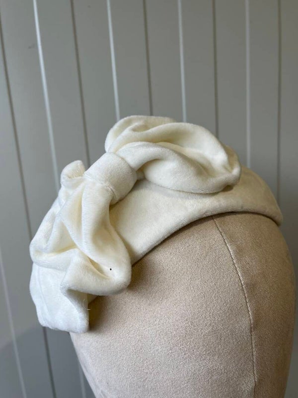 Kids bandeau hoedje fluweel